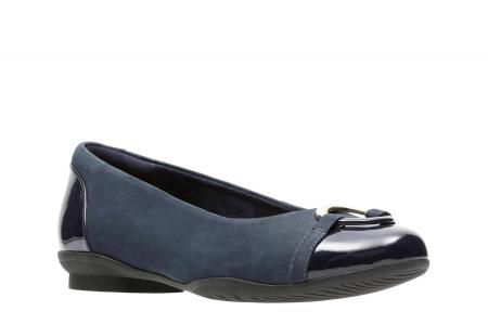 Женские балетки Clarks Neenah Vine 26132459, синие
