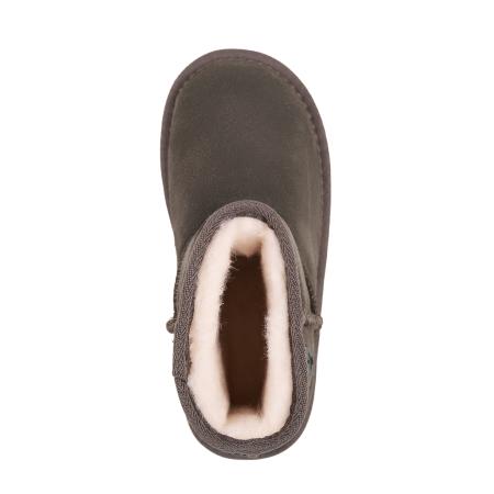 Детские полусапоги из овчины (угги) EMU Australia Wallaby Mini K10103, серые