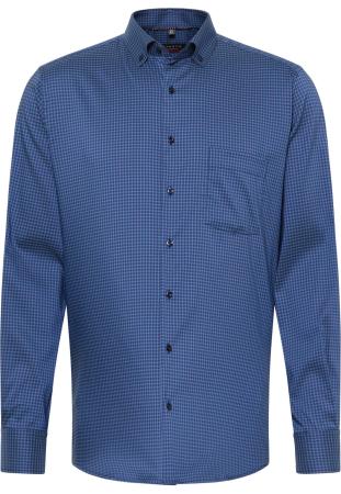 Мужская рубашка ETERNA 4051-17-X18U, синяя