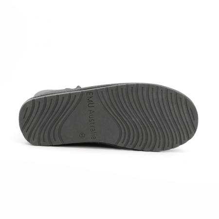 Детские сапоги из овчины (угги) EMU Australia Wallaby Lo Teens T10102, серые
