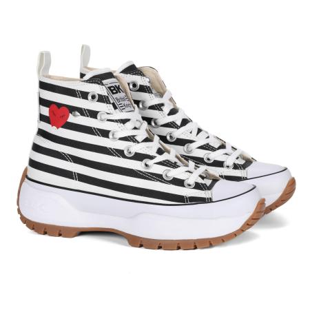 Женские высокие кеды British Knights KAYA MID FLY B51-3712-01, белые