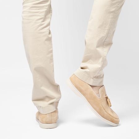 Мужские мокасины Clarks 22207196, бежевые