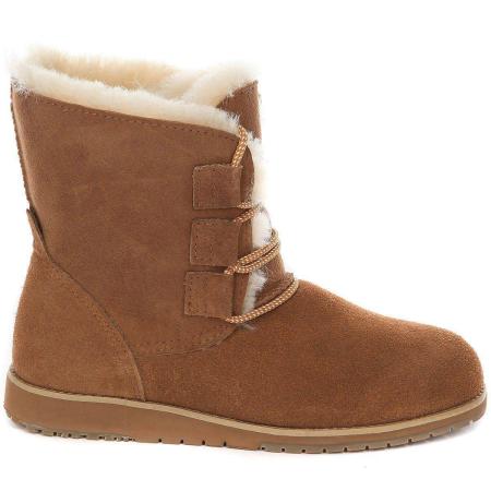 Женские полусапоги из овчины (угги) EMU Australia Illawong W11657, коричневые