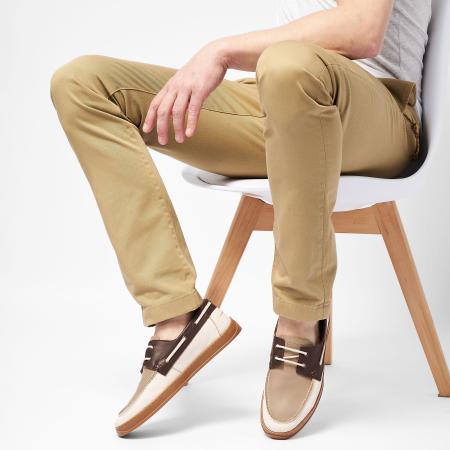 Мужские мокасины Clarks 22207210, бежевые