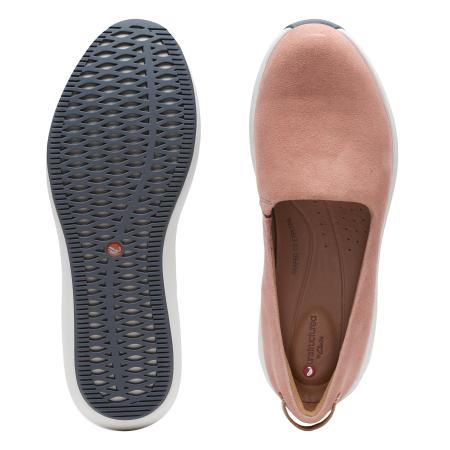 Женские слипоны Clarks Un Rio Step 26141445, розовые