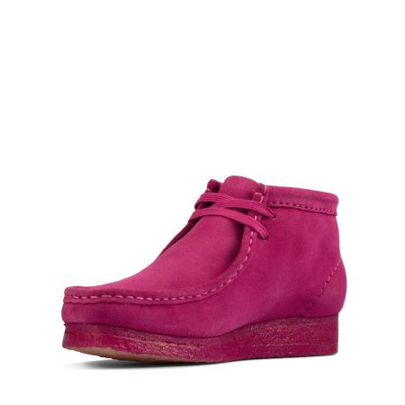Женские ботинки Clarks Wallabee Boot. 26162541, розовые