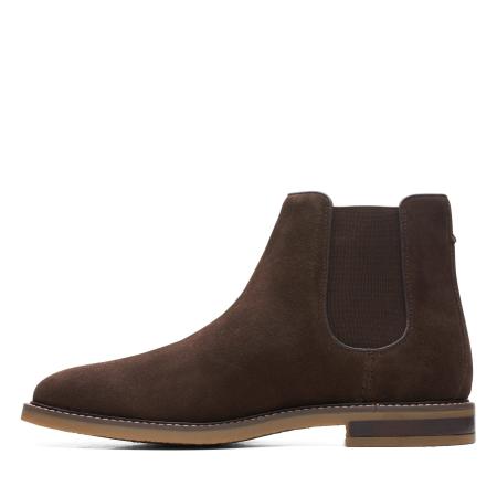 Мужские челси Clarks Jaxen Chelsea 26162806, коричневые