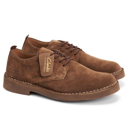 Мужские полуботинки Clarks Desert Lon Evo 26166776, коричневые Мужские полуботинки Clarks Desert Lon Evo 26166776, коричневые