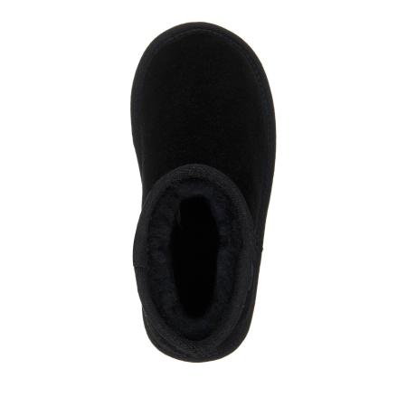 Детские полусапоги из овчины (угги) EMU Australia Wallaby Mini Teens T10103, черные
