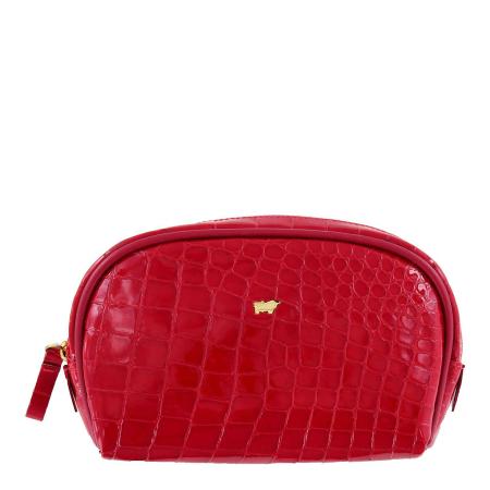 Косметичка Braun Buffel GLANZKROKO Cosmetic Bag 40900, красная