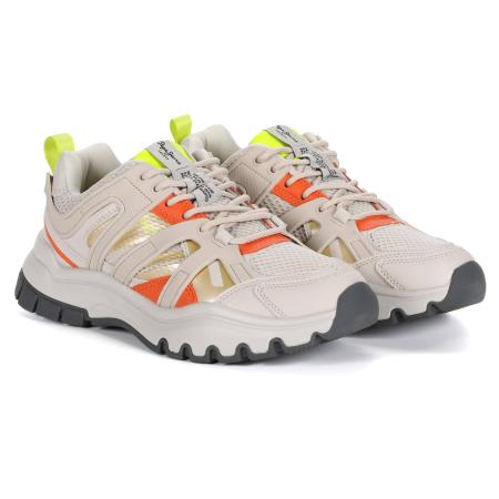 Женские кроссовки Pepe Jeans London BANKSY TRECK W 22 PLS31395, бежевые