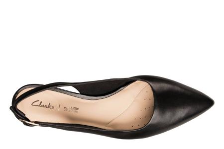 Женские туфли с закрытым мыском/открытой пяткой Clarks Laina15 Sling 26148860, черные