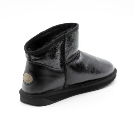 Женские угги EMU Australia Aarons Glossy W12922, черные