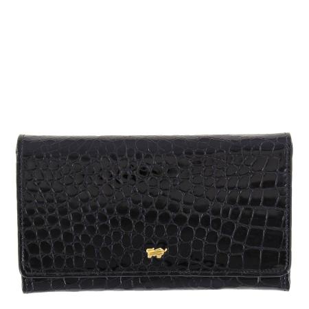 Женский кошелек Braun Buffel GLANZKROKO Wallet 7CS 40431, черный Женский кошелек Braun Buffel GLANZKROKO Wallet 7CS 40431, черный