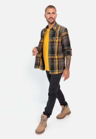 Мужская рубашка Camel Active Shirt 409117-4S17, желтая