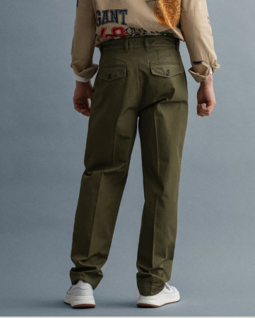 STRAIGHT PLEATED CHINOS 1500201