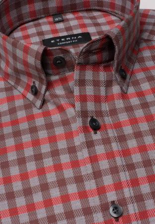 Мужская рубашка ETERNA 8814-58-E194, коричневая