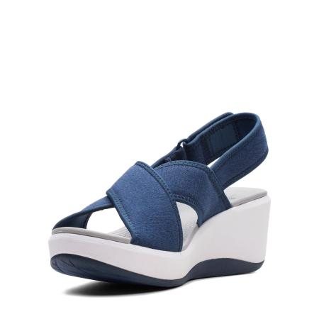 Женские босоножки Clarks Step Cali Cove 26148929, синие Женские босоножки Clarks Step Cali Cove 26148929, синие