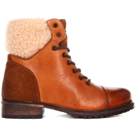Женские высокие ботинки Pepe Jeans London MELTING WARM PLS50329, коньячные