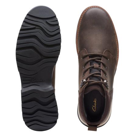Мужские ботинки Clarks Topton Mid 26163262, коричневые