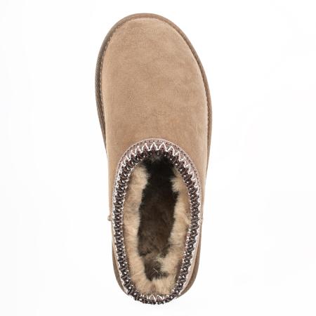 Женские тапочки EMU Australia Slipper Sharky scuff W13179, коричневые