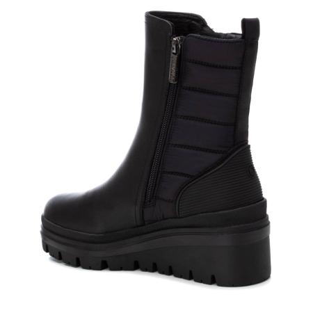 Женские полусапоги CARMELA LEATHER COMBINED LADIES ANKLE BOOTS 160311, черные