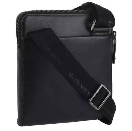 Мужская сумка кросс-боди Braun Buffel LIVORNO Zip Shoulder Bag S 67154, черная