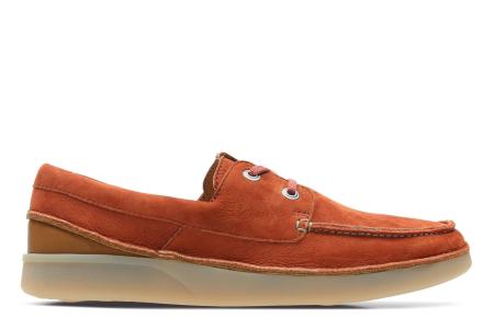 Мужские топсайдеры Clarks Oakland Sun 26141383, оранжевые